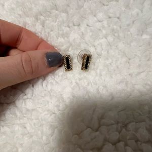 Kate spade black earrings.